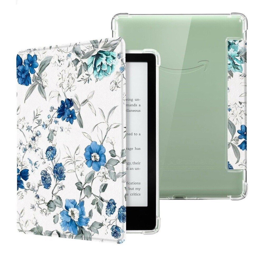 CoBak Case with stand for Kindle Paperwhite (11th Gen. 2021) - Flowers